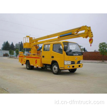 Stabilitas yang lebih baik Dongfeng Aerial Working Platform Truck